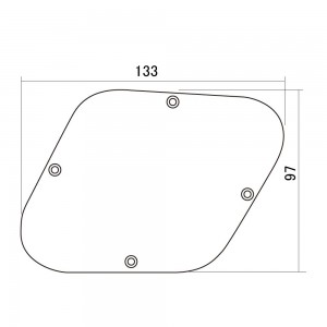 Back Plate για Ηλεκτρική Κιθάρα τύπου Les Paul Hosco P-102B Back Plate για Ηλεκτρική Κιθάρα τύπου Les Paul Hosco P-102B