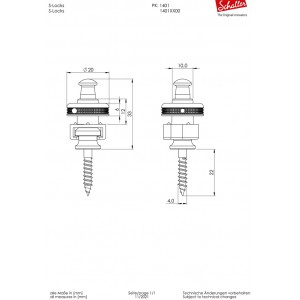 Schaller Strap Lock Chrome (S-Lock M) SET
