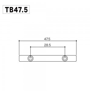Tension Bar Ηλεκτρικής Κιθάρας Gotoh TB47.5 Black