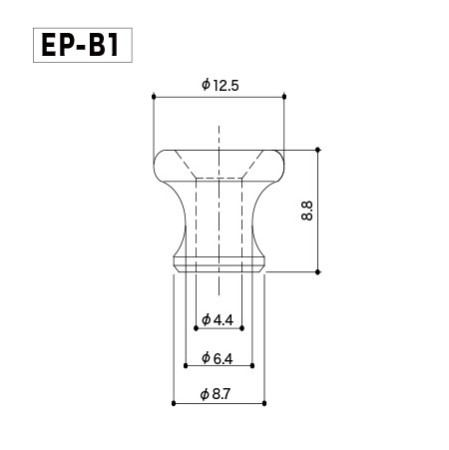 Κουμπί Ζώνης Gotoh EP-B1 Χρυσό