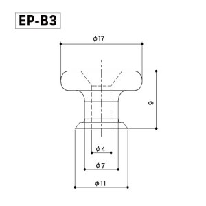 Κουμπί Ζώνης Gotoh EP-B3 Nickel Κουμπί Ζώνης Gotoh EP-B3 Nickel