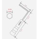 Κλειδί Άλεν για Βέργα 4.0mm με ξύλινη λαβή