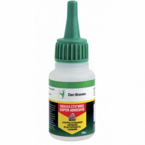 Den Braven Super Adhesive Κυανοακρυλική Κόλλα Στιγμής 20gr Den Braven Super Adhesive Κυανοακρυλική Κόλλα Στιγμής 20gr