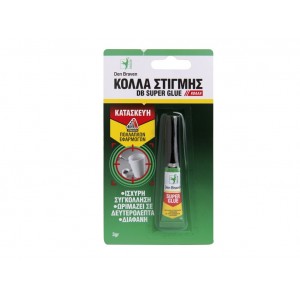 Den Braven Super Glue Κυανοακρυλική Κόλλα Στιγμής 3gr Den Braven Super Glue Κυανοακρυλική Κόλλα Στιγμής 3gr