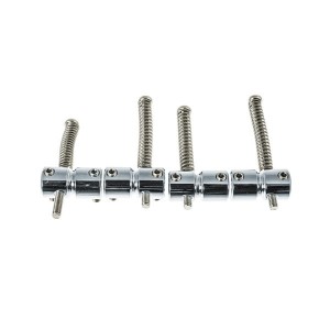 Βαγονάκια για Γέφυρα Ηλεκτρικού Μπάσου Gotoh S201 Chrome (σετ από 4)