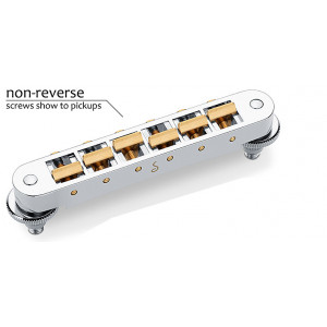 Schaller GTM TOM-Style Bridge Chrome non reverse Γέφυρα Ηλεκτρικής Κιθάρας