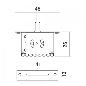Τριθέσιος επιλογικός διακόπτης Alpha ALP-3W