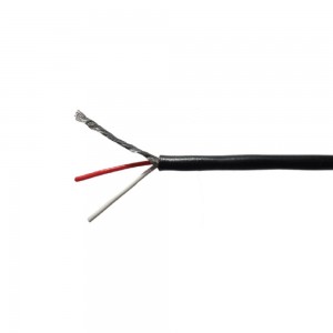 Διπλό Καλώδιο για κύκλωμα Ηλεκτρικής Κιθάρας Μαύρο CBL-2CW100 (ανά μέτρο)