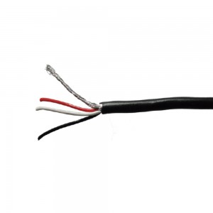 Τριπλό Καλώδιο για κύκλωμα Ηλεκτρικής Κιθάρας Μαύρο CBL-3CW100 (ανά μέτρο)