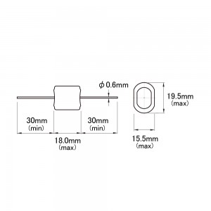 Λεπτός Πυκνωτής Λαδιού για κύκλωμα Ηλεκτρικής Κιθάρας 0.022μf Hosco CR-022OIL