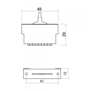 Τριθέσιος Επιλογικός Διακόπτης Hosco YM-30S
