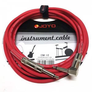 JOYO CM-12 Κόκκινο Καλώδιο για Μουσικό Όργανο