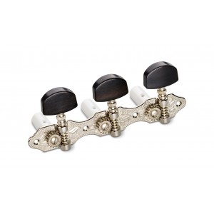 Κλειδιά Κλασικής Κιθάρας Schaller Hauser Ebony NI 3+3 Κλειδιά Κλασικής Κιθάρας Schaller Hauser Ebony NI 3+3