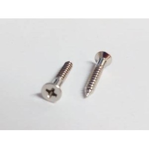 Βιδάκι Nickel 2,4x13mm για Pickup Rings Hosco PSH08N - 1 τμχ