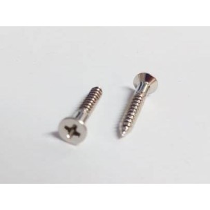 Βιδάκι Nickel 2,4x13mm για Pickup Rings Hosco PSH08N - 1 τμχ
