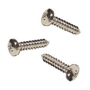 Βιδάκια Nickel 2,2x9,5mm για Κλειδιά Μουσικών Οργάνων - 20 τμχ