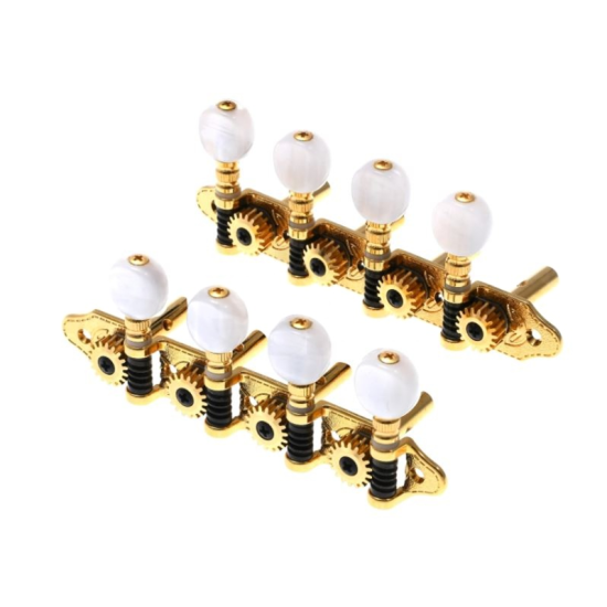 Κλειδιά Μπουζουκιού 8χορδου Grover MA-200 ΕS Gold με Λευκή Πέρλα Κουμπί  (4+4)