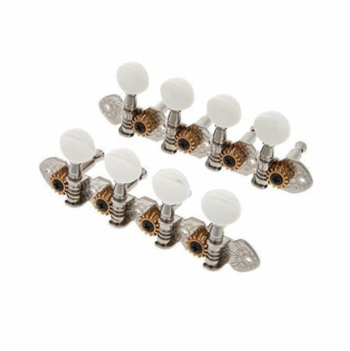 Κλειδιά Μαντολίνου Gotoh M-120 Nickel με Άσπρο Κουμπί (4+4)