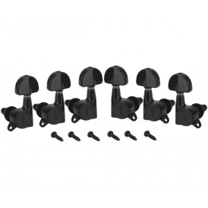 Gotoh SG381-20 Μαύρα (3+3) Κλειδιά Ακουστικής / Ηλεκτρικής Κιθάρας