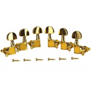 Gotoh SG381-20 Χρυσά (3+3) Κλειδιά Ακουστικής / Ηλεκτρικής Κιθάρας