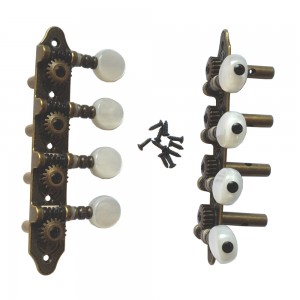 Κλειδιά Μπουζουκιού 8χορδου Grover MA-200 ANC Μπρούτζινα με Κουμπί Λευκή Πέρλα (4+4)