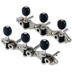 Grover CG35N A05BK ES - Nickel Κλειδιά Μπουζουκιού 6χορδου / Λαϊκής Κιθάρας με Μαύρο Κουμπί (3+3) Grover CG35N A05BK ES - Nickel Κλειδιά Μπουζουκιού 6χορδου / Λαϊκής Κιθάρας με Μαύρο Κουμπί (3+3)