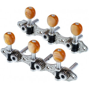 Grover CG35N A05BR ES - Nickel Κλειδιά Μπουζουκιού 6χορδου / Λαϊκής Κιθάρας με Κουμπί Καφέ Πέρλα (3+3) Grover CG35N A05BR ES - Nickel Κλειδιά Μπουζουκιού 6χορδου / Λαϊκής Κιθάρας με Κουμπί Καφέ Πέρλα (3+3)