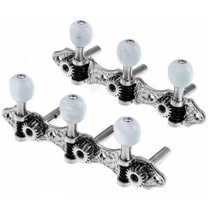 Grover CG35N A05WH ES - Nickel Κλειδιά Μπουζουκιού 6χορδου / Λαϊκής Κιθάρας με Κουμπί Λευκή Πέρλα (3+3) Grover CG35N A05WH ES - Nickel Κλειδιά Μπουζουκιού 6χορδου / Λαϊκής Κιθάρας με Κουμπί Λευκή Πέρλα (3+3)