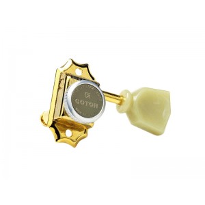 Gotoh SD90-MGT-SL Χρυσά (3+3) Κλειδιά Ηλεκτρικής Κιθάρας τύπου Les Paul και SG