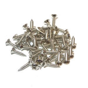Βιδάκι Nickel 3,0x12mm για Pickguards - 1 τμχ