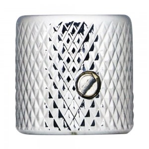 Καπάκι Ποτενσιόμετρου Μεταλλικό Flat Hosco MKC-19FF Chrome - Μέγεθος Μετρικό