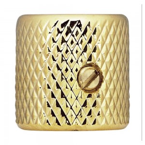 Καπάκι Ποτενσιόμετρου Μεταλλικό Flat Hosco MKG-19FF Χρυσό- Μέγεθος Μετρικό