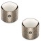 Schaller Dome Knob N Μέγεθος Ίντσας Nickel σετ 2τμχ