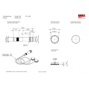Schaller Oyster D/S Διπλός Ακουστικός Πιεζοηλεκτρικός Μαγνήτης  Schaller Oyster D/S Διπλός Ακουστικός Πιεζοηλεκτρικός Μαγνήτης