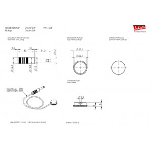 Schaller Oyster S/P Ακουστικός Πιεζοηλεκτρικός Μαγνήτης  Schaller Oyster S/P Ακουστικός Πιεζοηλεκτρικός Μαγνήτης