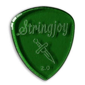 Πένα Stringjoy Dagger 2mm Acrylic Picks - σετ 2 τμχ
