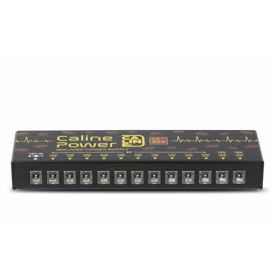 Τροφοδοτικό 12 DC εξόδων Caline CP-206 Fully Isolated pedalboard power supply