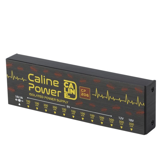 Τροφοδοτικό 12 DC εξόδων Caline CP-206 Fully Isolated pedalboard power supply