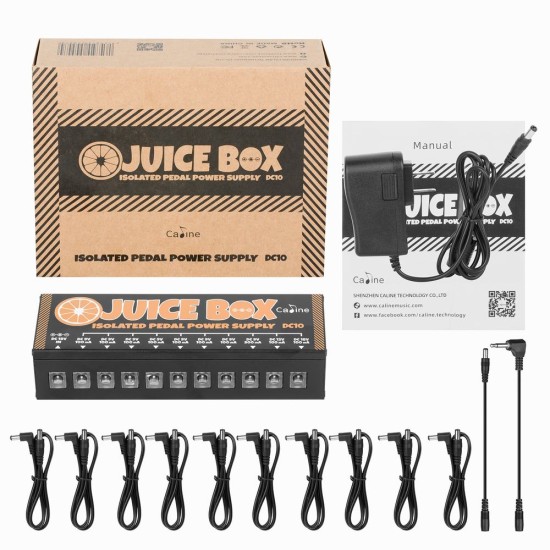 Τροφοδοτικό Πεταλιών Caline DC10 Pedal Power Supply