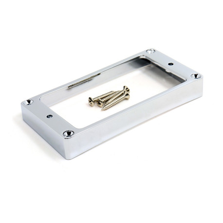 Μεταλλικό Pickup Ring Chrome Curved 7mm / 9mm για Humbucker 