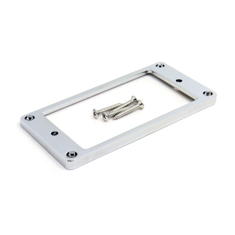 Μεταλλικό Pickup Ring Chrome Flat 3mm / 5mm για Humbucker 