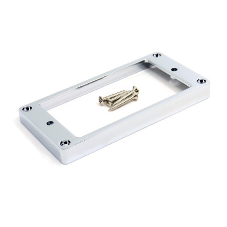 Μεταλλικό Pickup Ring Chrome Flat 7mm / 9mm για Humbucker 