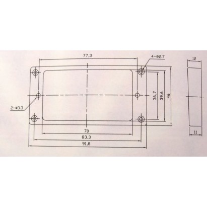 Pickup Ring Flat Bottom 11x12mm PR004 Ιβουάρ