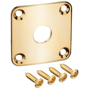 Gotoh JCB-4 Gold Jack Plate Τετράγωνο για Ηλεκτρική Κιθάρα