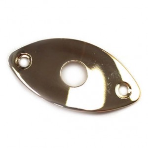 Jack Plate Οβάλ για Ηλεκτρική Κιθάρα Samwoo HJ003 GD Jack Plate Οβάλ για Ηλεκτρική Κιθάρα Samwoo HJ003 GD