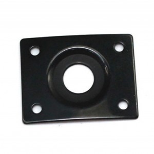Jack Plate Παραλληλόγραμμο για Ηλεκτρική Κιθάρα Samwoo HJ005 BK Jack Plate Παραλληλόγραμμο για Ηλεκτρική Κιθάρα Samwoo HJ005 BK