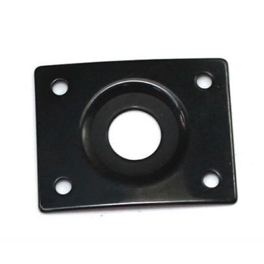 Jack Plate Παραλληλόγραμμο για Ηλεκτρική Κιθάρα Samwoo HJ005 BK