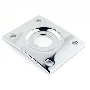 Jack Plate Παραλληλόγραμμο για Ηλεκτρική Κιθάρα Samwoo HJ005 CR Jack Plate Παραλληλόγραμμο για Ηλεκτρική Κιθάρα Samwoo HJ005 CR