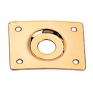 Jack Plate Παραλληλόγραμμο για Ηλεκτρική Κιθάρα Samwoo HJ005 GD Jack Plate Παραλληλόγραμμο για Ηλεκτρική Κιθάρα Samwoo HJ005 GD