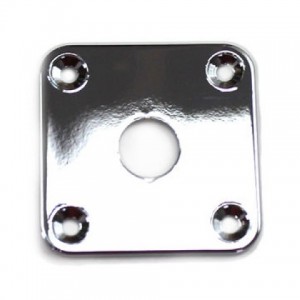 Jack Plate Τετράγωνο για Ηλεκτρική Κιθάρα Samwoo HJ015 CR Jack Plate Τετράγωνο για Ηλεκτρική Κιθάρα Samwoo HJ015 CR